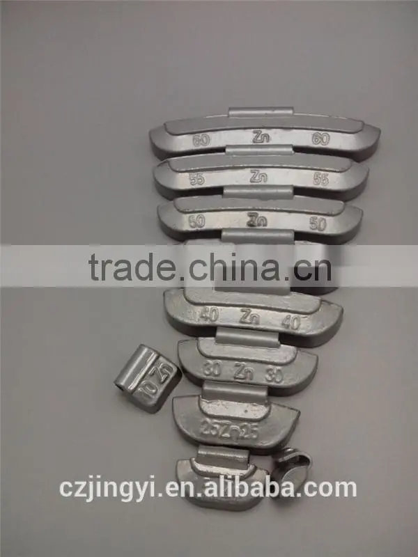 5-60g zn clip on wheel weight for all kinds of car