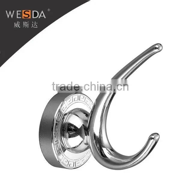 Wesda aluminum alloy bathroom wall hanger bathroom accessory hook 315