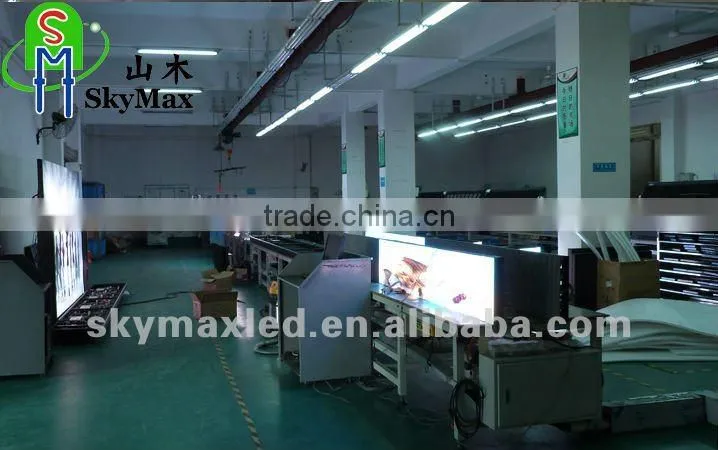 P7.62 indoor full color led banner advertising screen