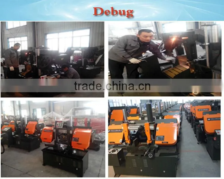 GZ4260 Hydraulic horizontal metal cut band saw machine circular saw machine