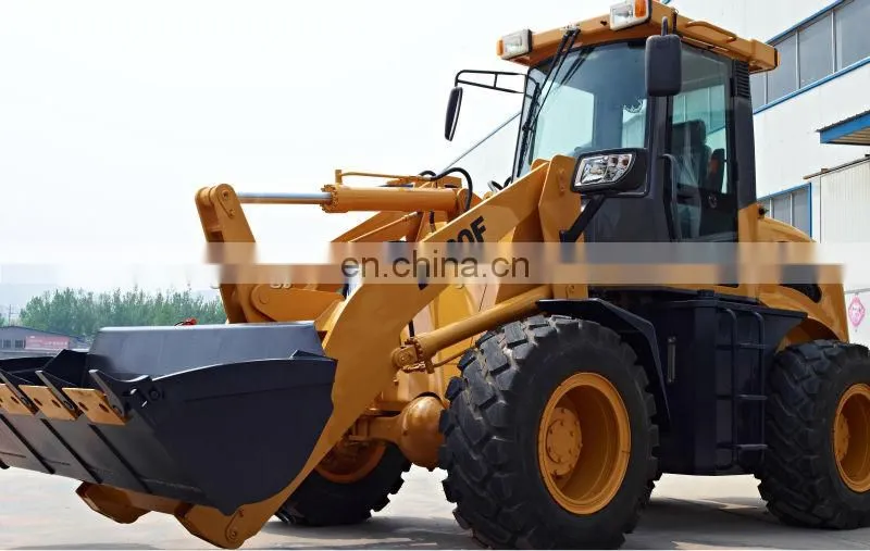 2 T 4x4 Small Front Shovel Wheel Loader ZL20F with bigger snow bucket