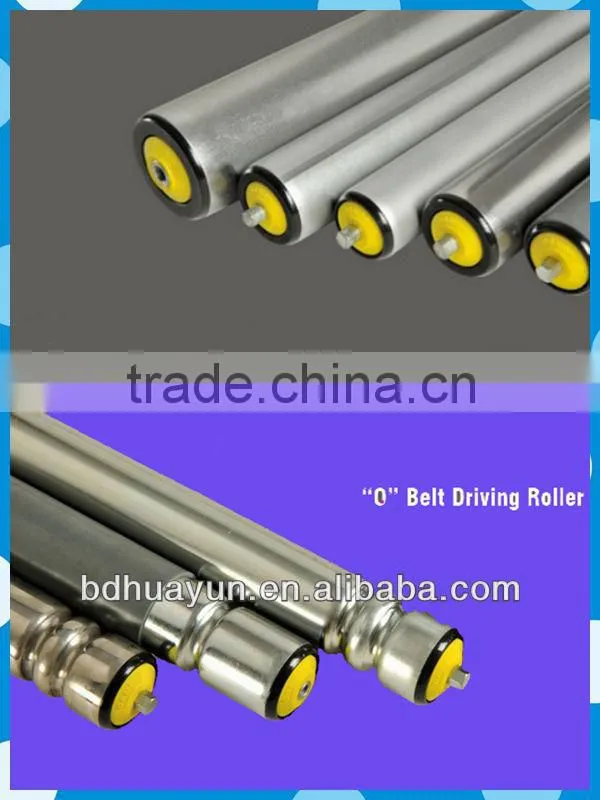 Heavy Load Long Distance Gravity Roller Conveyor For Luggage