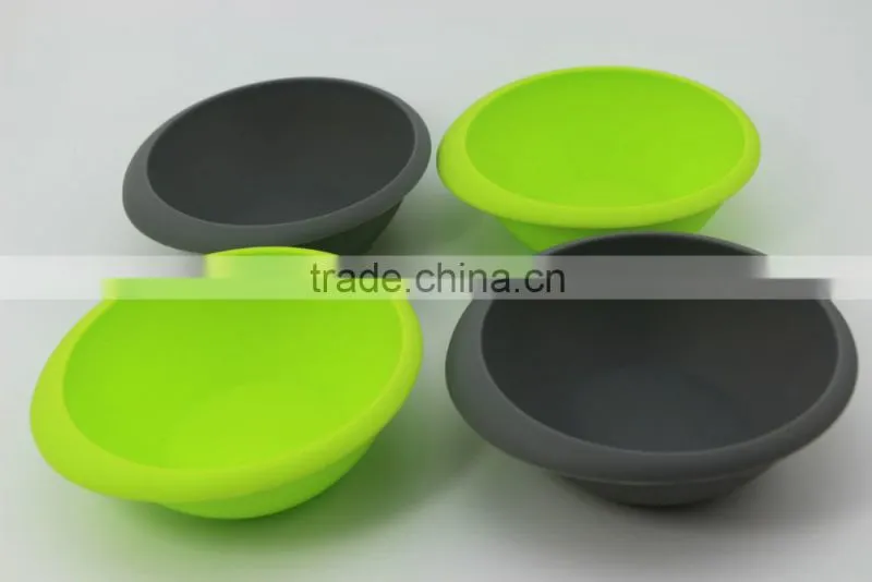 Flexible And High Heat Resistance Silicone Bowl Set