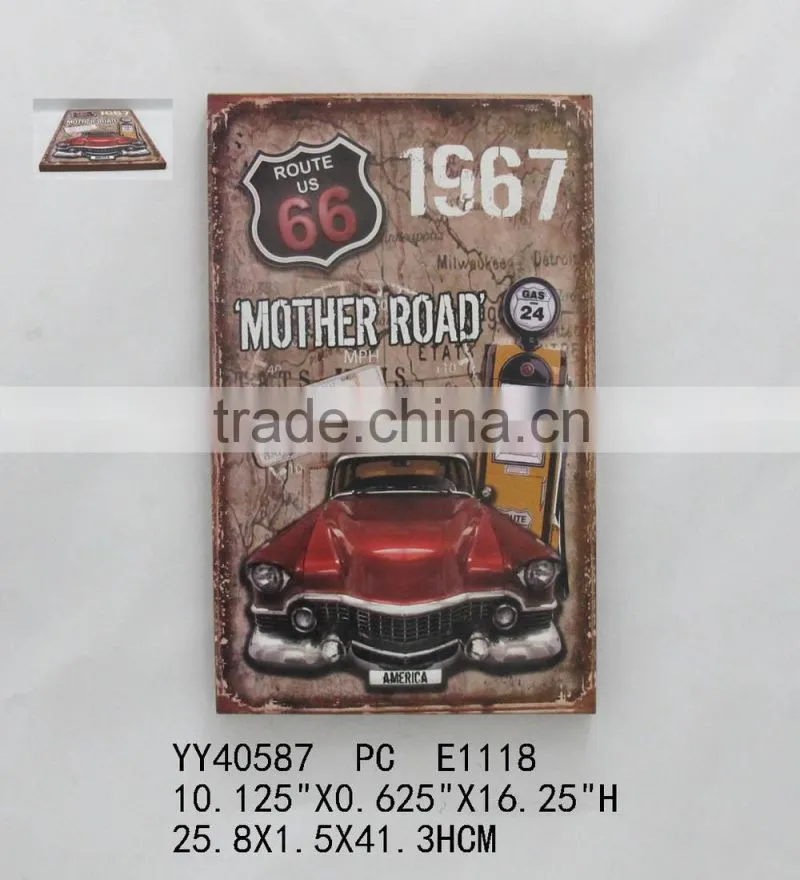 Retro coffee custom print wall tin sign, tin coffee signs