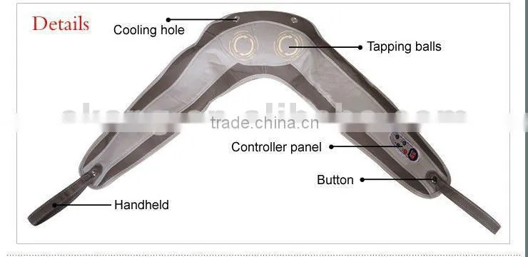 Automatic Neck Shoulder Massage Belt Kneading and 99 Auto Mode