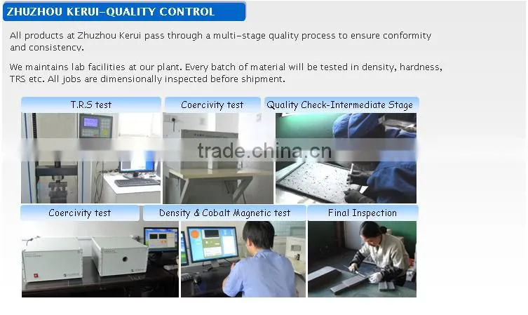 K20 Cemented carbide cutters non-standard for stone cutting