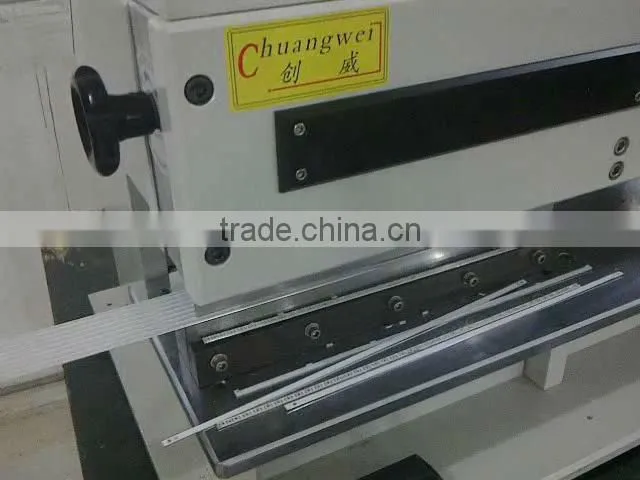 PCBA cutting machine with two high speed steel linear blades CWVC-3