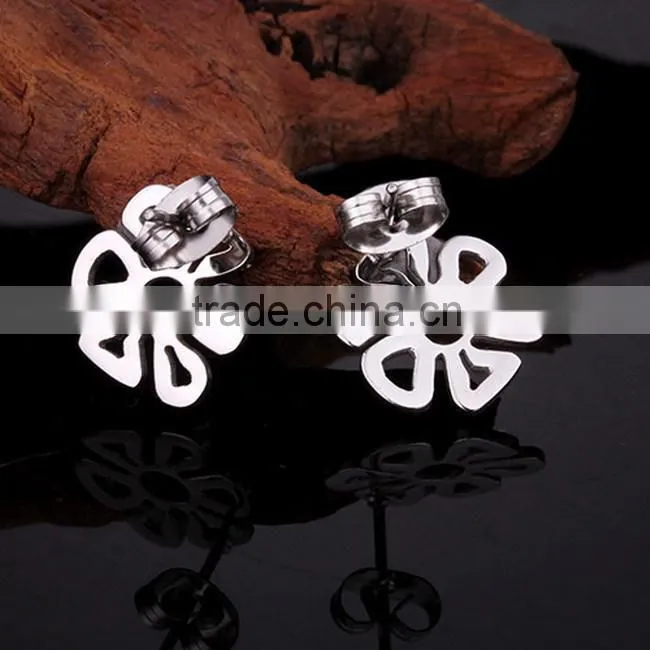 Stainless steel Four Leaf Clover jewelry set 2015
