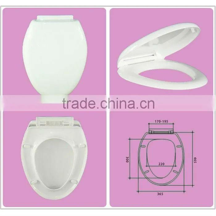 slow down PP toilet seat cover two piece toilet