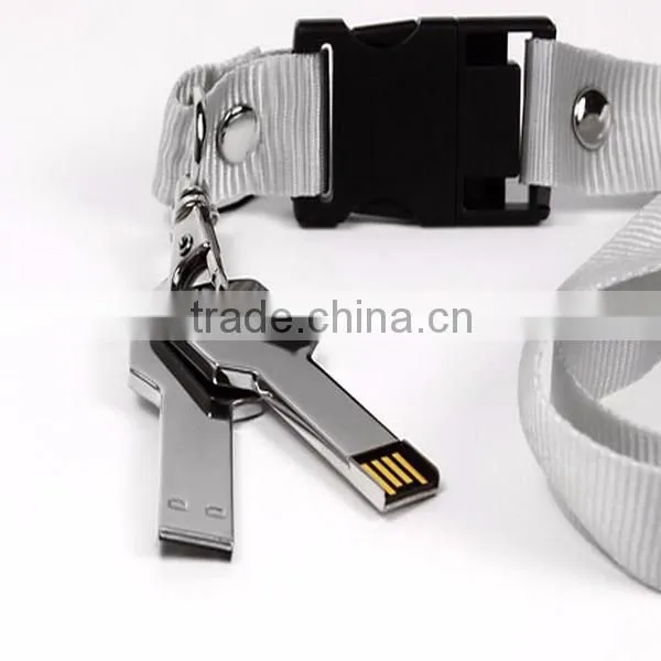 4GB Key Shaped Usb Stick With Stainless Steel