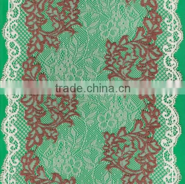 2015 new hot water soluble collar lace for clothing stretch lace gress jacquard lace