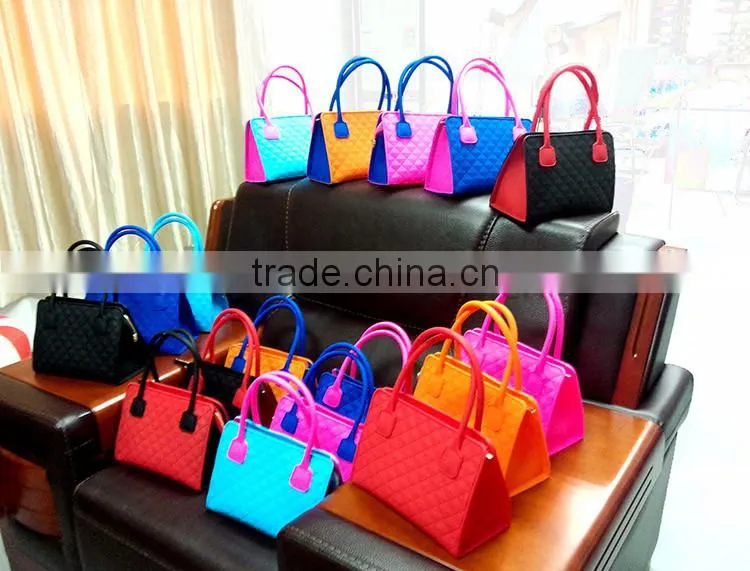 2015 Latsest Silicone ladies handbags wholesale/ handbags online/ handbags of christmas festival