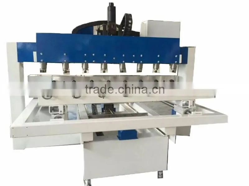 Multi Heads Wood Relief Carving CNC Router with Rotary