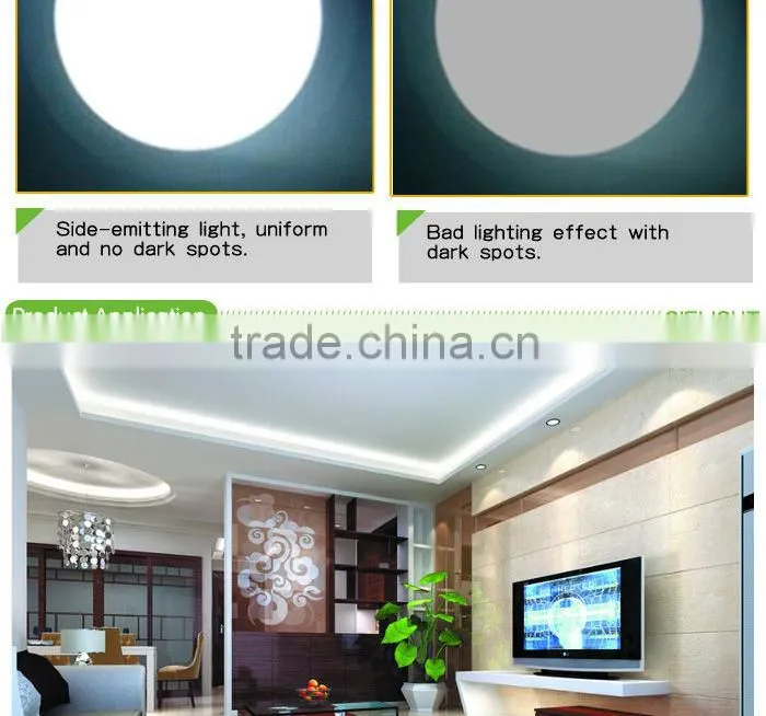 indoor aluminum shell full size ceiling surface mounted lights