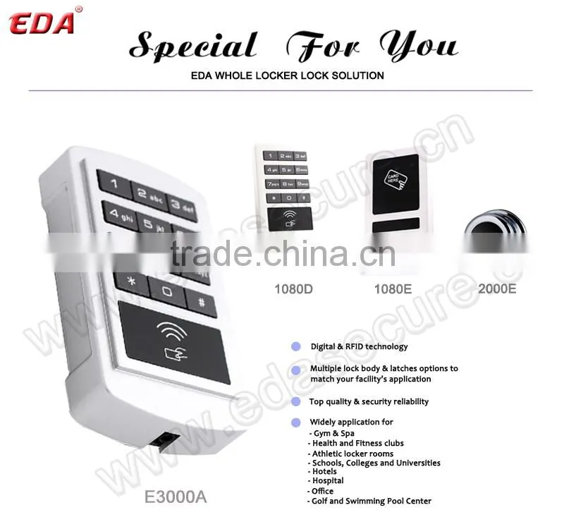 Electronic Cabinet Lock Password Cabinet Lock Swipe Card Cabinet Lock