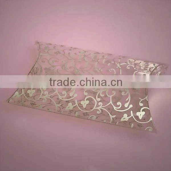 PVC pillow packaging clear custom plastic pvc package box