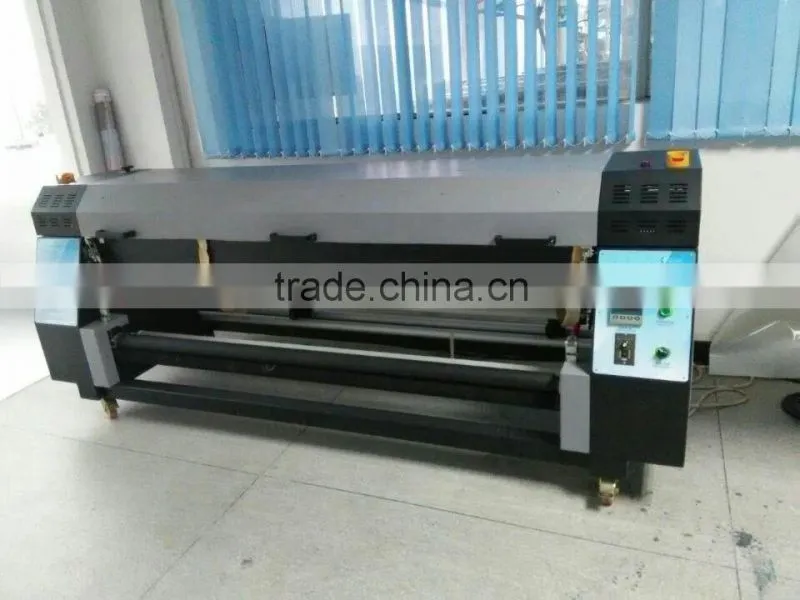 roll to roll digital textile printer 3.2m digital textile printer with two DX5 print head