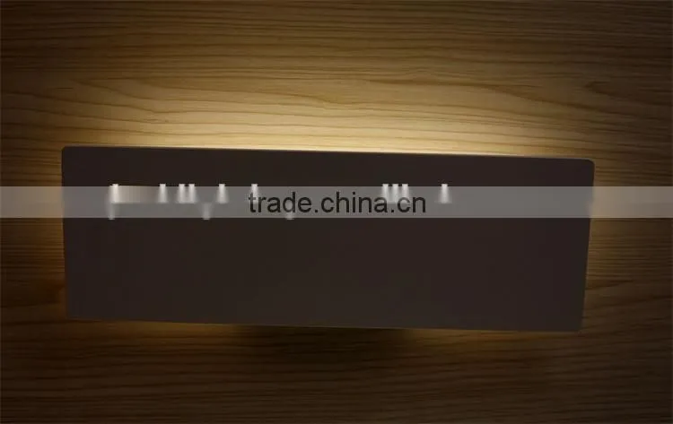 Indoor Residential decorative 7W aluminum wall lamp for hotel headboard