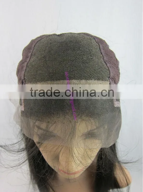 Wholesale human hairmalaysian virgin curly hair glueless full lace wigs