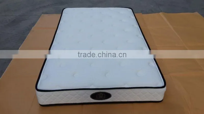 Tight top best price two side hostel spring mattress
