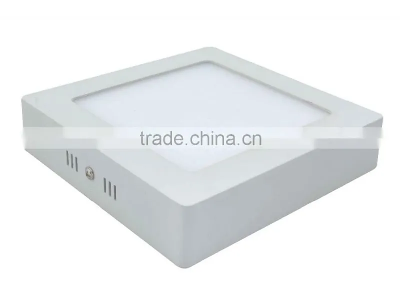 2016 smd recessed round led panel 6w 12w 18w led panel light square with warranty 2years