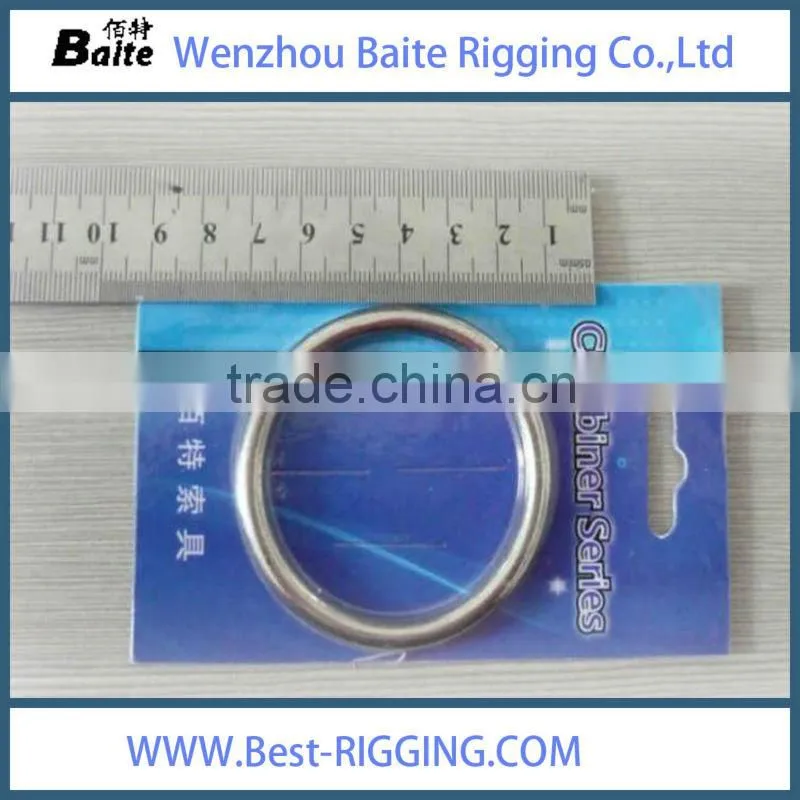 China Manufacturer Metal galvanized welded round ring 3*25mm in handle bag