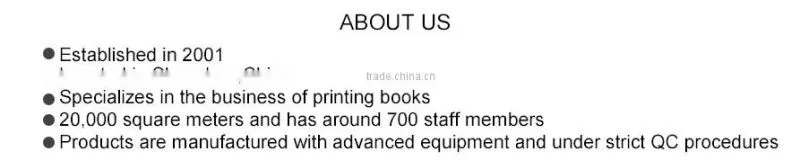 Catalogue print 2016 silk brochure printing offset printing hard cover and soft cover book printing