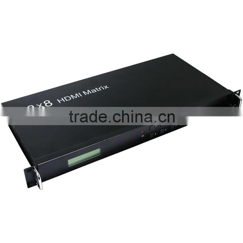 High quality HDMI Matrix 8x8 with RS232 & IR remote