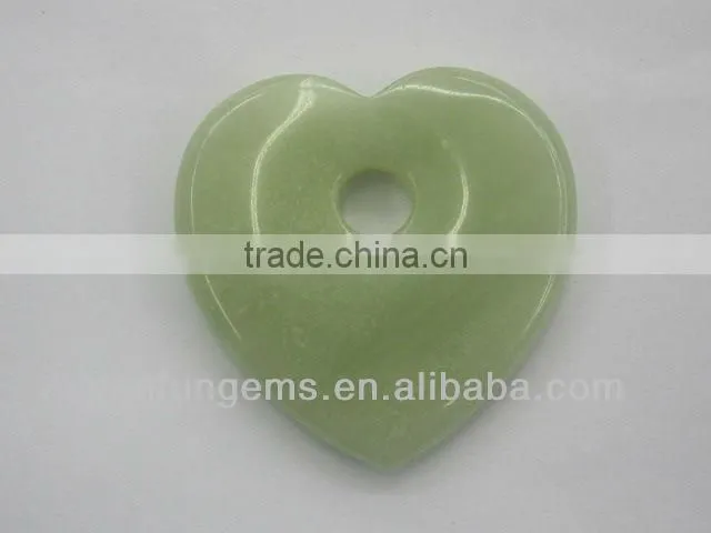 Wholesale heart shape gemstone for necklace making