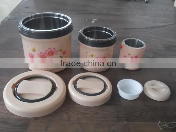 2011 plastic stainless steel thermos casserole