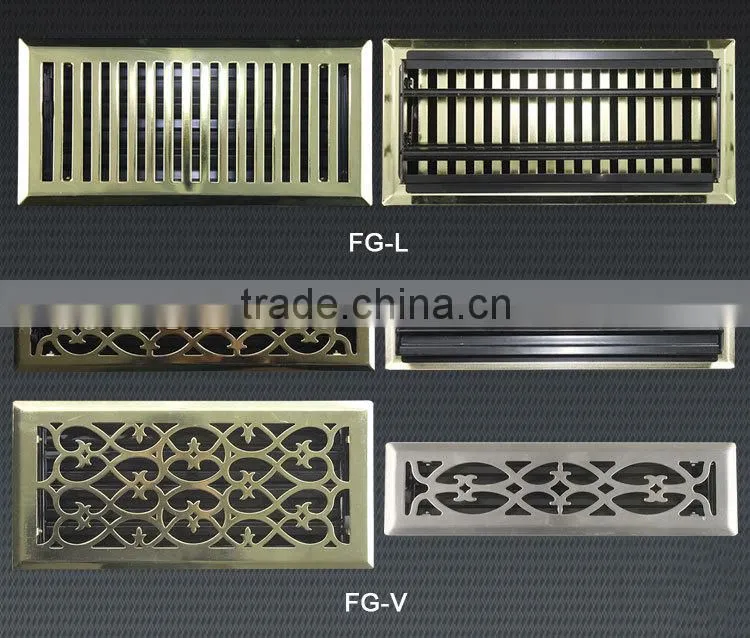 high quality air conditioning diffuser size exhaust air grille air diffuser