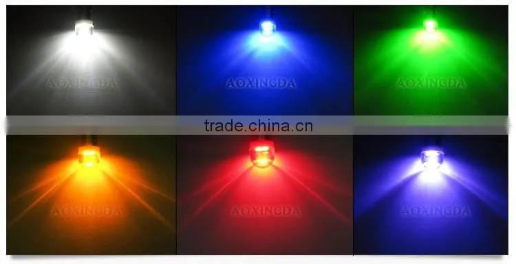 High brightness 2 SMD 5630 clear lens 6.3V pinball LED T10 light bulb