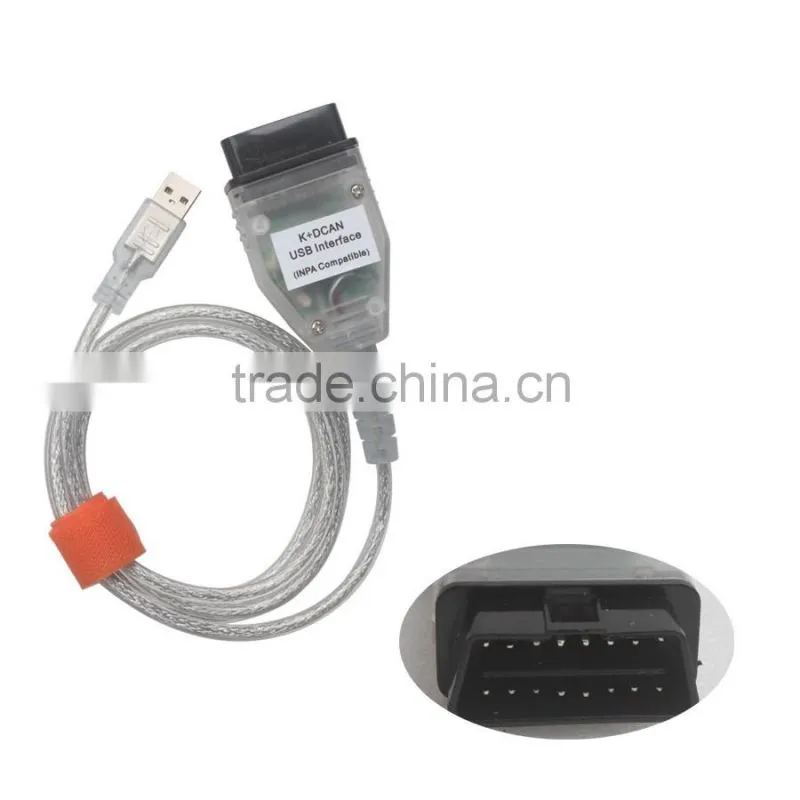 High quality for bmw auto car diagnostic tool for bmw inpa k can usb interface for bmw k+dcan inpa obd cable