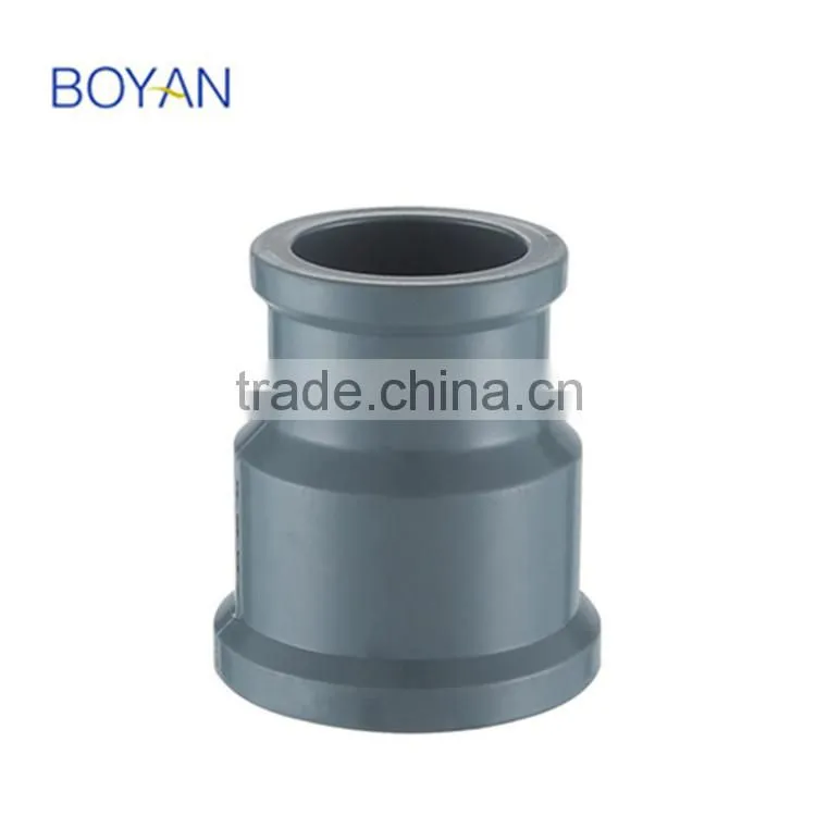 BOYAN zhejiang plastic pvc pipe fitting reducing coupling