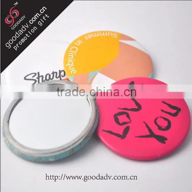 2014 best selling promotional gift cheap single face small mirror
