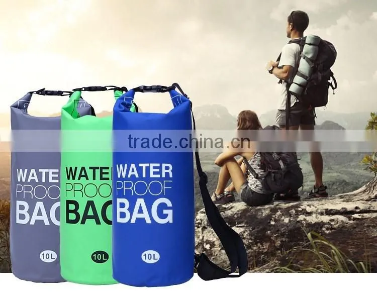 Swimming rafting caving cylinder waterproof dry bag for outdoor sports