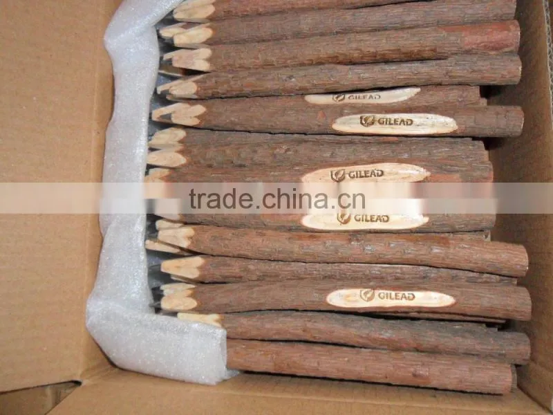 Promotion cheap wood pen best choice for gift and promotion twig pencil Twig pen