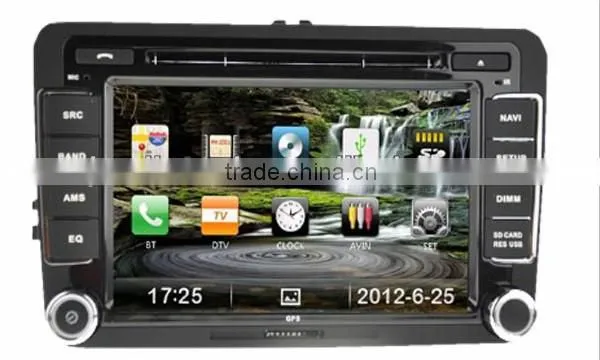 7" in car navigation multimedia system for Volkswagen Touran