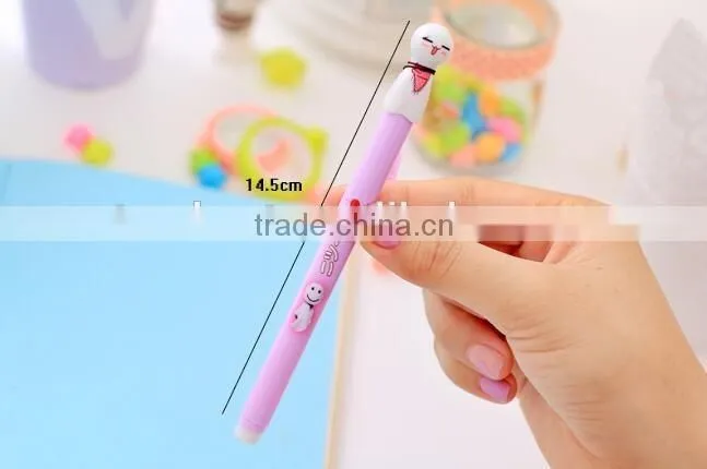 0.38mm Cute Expressions Snowman Gel Pen Ink Marker Pen School Office Supply Escolar Papelaria