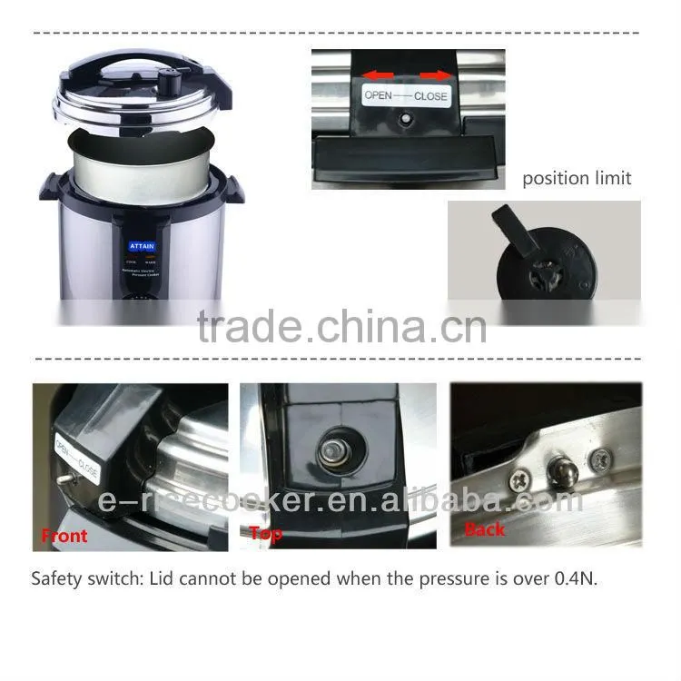 6L 1000W Iran pressure cooker