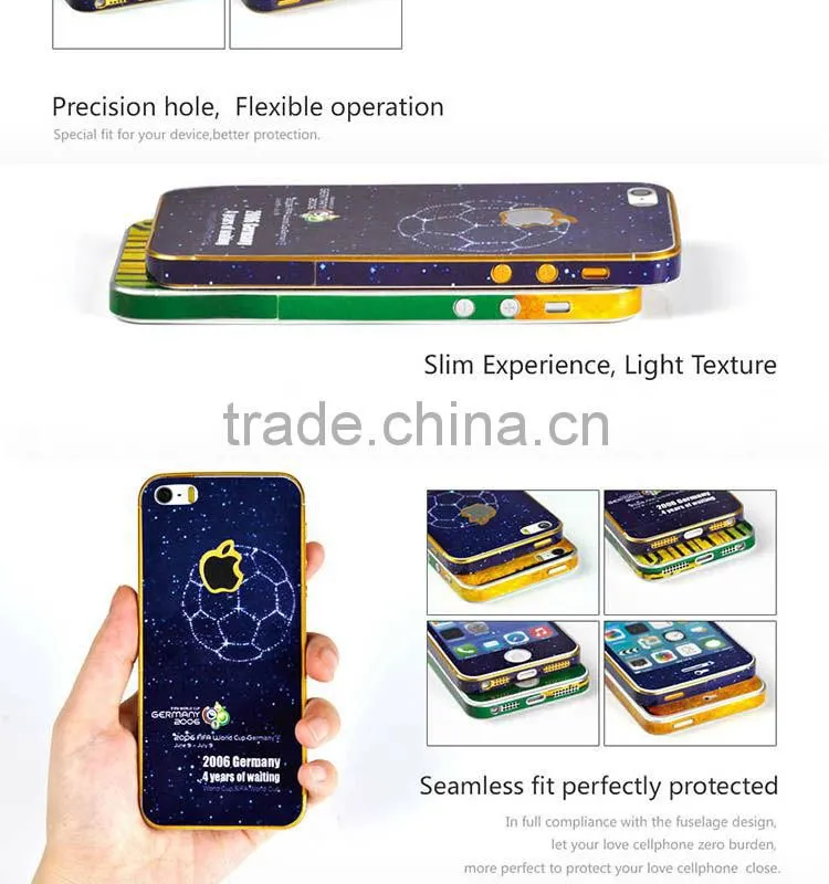 Mobile Phone 3M Vinyl Skin Gift For Iphone 5s