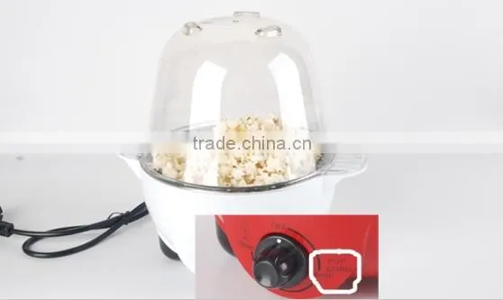 Big party oil-popped tenperature control 700w popcorn maker