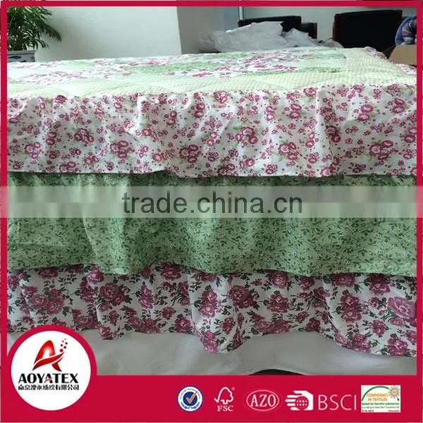2016 nwe fashion disperse print comforter set,100%polyester microfiber comforter set,damend quilt bbed spread