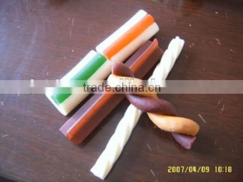 Twin-screw popular pet treats/chews production line machine