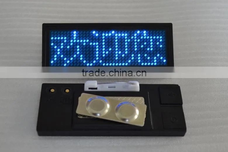 led name badge, led name card,low price led badge