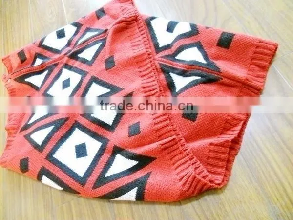 fashion lady acrylic knitted jacquard neckwarmer