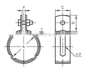 A10200-5 AKAGI pipe holder construction good material