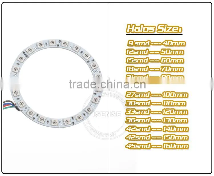 High performance 5050 smd led marker angel eye e4 led light bulb