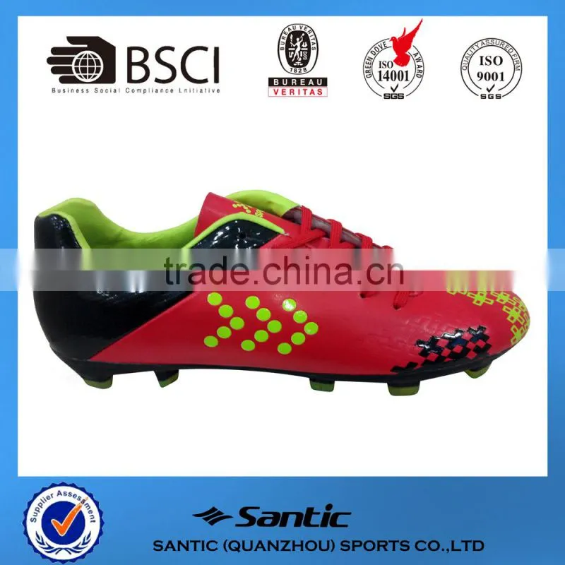 2016 Men outdoor sport shoes for football use, grade original quality soccer boots new style outdoor rugby SS2701