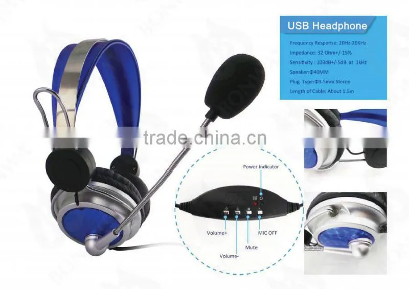 Factory Price USB Microphone Headphone